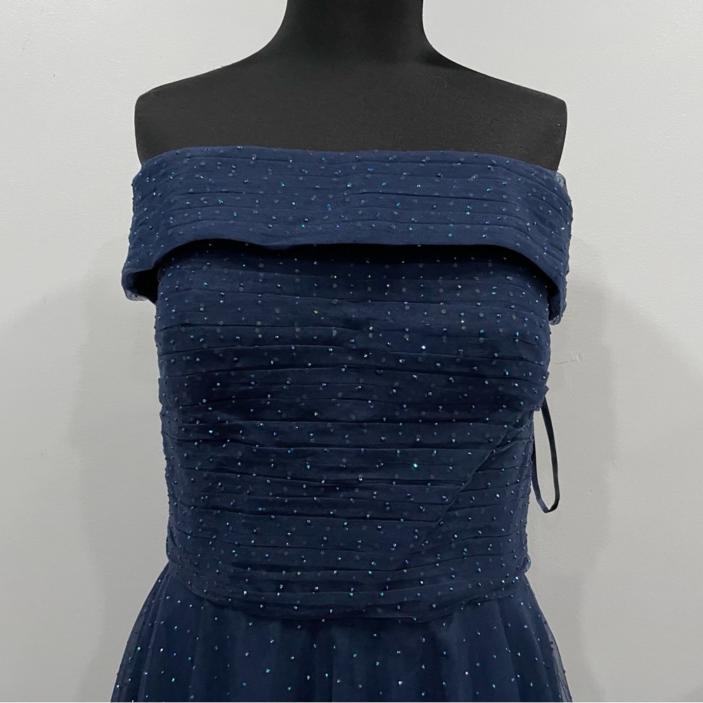 La Femme 28051 Tulle Off the Shoulder Beaded Gown 12 - Picture 6 of 6